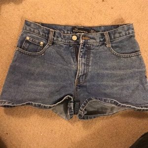 High Waist Jean Shorts